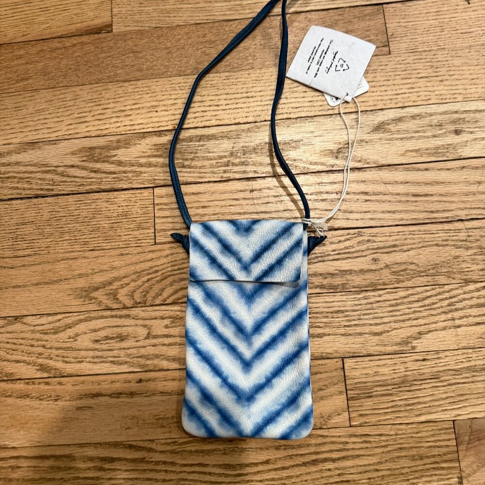Free People Let’s Dance Leather Crossbody Bag Artisan Made NWT - Picture 10 of 11
